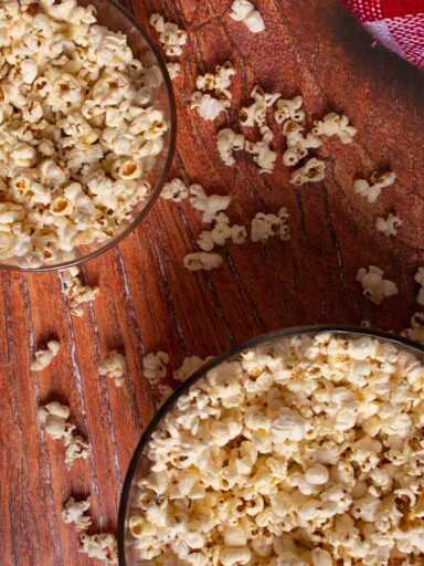 After school snack popcorn party!