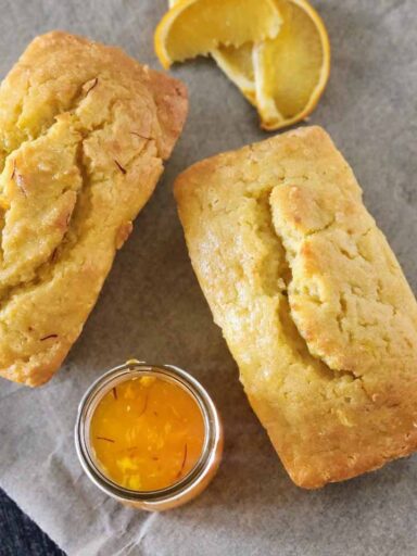 Orange Saffron Quick Bread