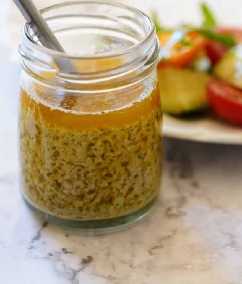 This feta cilantro dressing is an easy way to jazz up any salad or bowl! It's salty, herby, and a little bit sour, with a deliciously smooth and creamy texture.