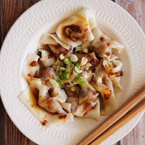 Homemade Pork Wontons