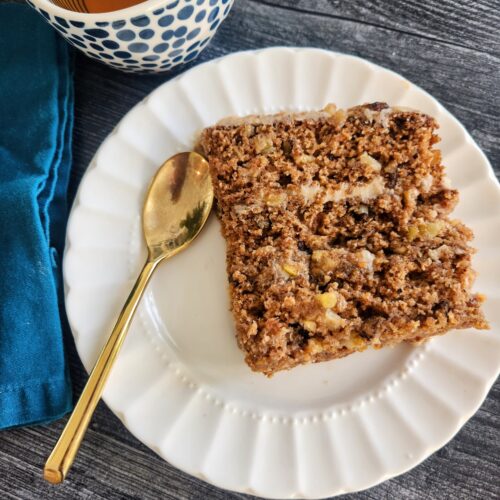 Apple Spice Cake with Brown Sugar Frosting